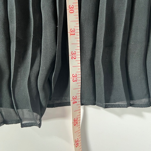 Dejavu Pleated Leather Harness Dress - Picture 9 of 11